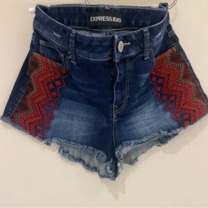 Express Denim Shorts Size 12